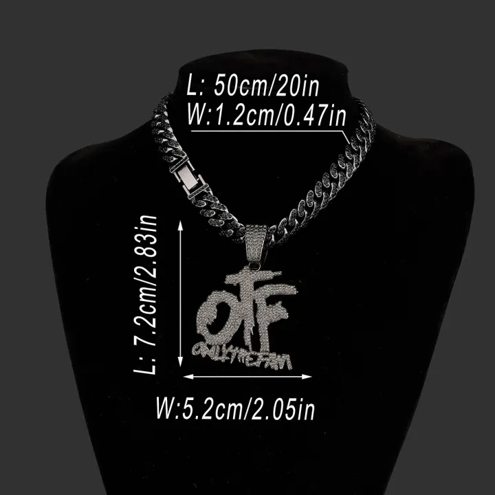 Iced%20out%20OTF%20Pendant%20Necklace%20with%20Cuban%20Link%20Chain%20for%20Men%20Women%20,Rapper%20Jewelry%20Accessories%20-%20Image%206