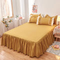 Bed skirt bedspread skirt single piece dust cover bed skirt bed apron cover anti-slip bed cover bed group girl 1.51.8. 
