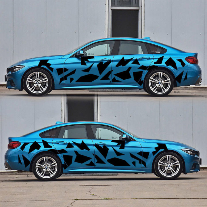 LI%201%20Pair%20D-2357%20Car%20Side%20Stickers%20Tattoo%20Decoration%20Fade%20Resistant%20Colored%20Camouflage%20Look%20Styling%20Decals%20-%20Image%204