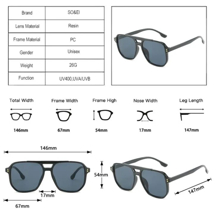 SO%20EI%20Fashion%20Double%20Bridges%20Square%20Sunglasses%20Women%20Retro%20Rivets%20Decoration%20Shades%20UV400%20Men%20Gradient%20Trending%20Sun%20Glasses%20-%20Image%207