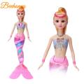 Lovely Cute Plastic Mermaid Doll Music Mermaid Princess Toy Gift for Baby Little Girl 36cm. 