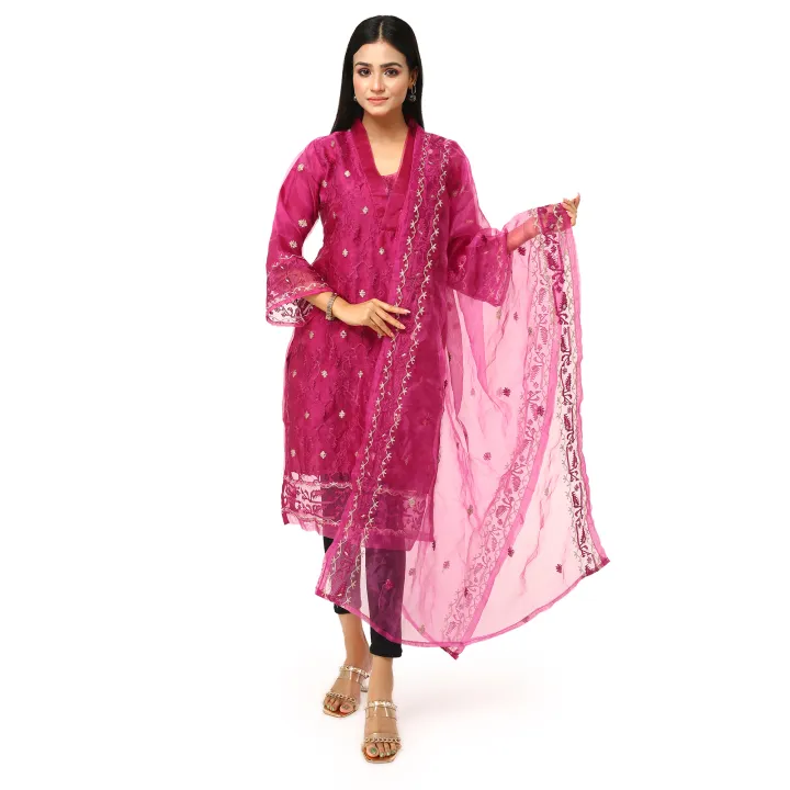 Organza%20Moslin%20Kurti%20with%20Orna.%20Organza%20Moslin%20Two%20piece%20for%20girls%20-%20Image%202