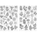 Water Soluble Embroidery Stabilizer Sticker DIY Hand-Stitching Embroidery Transfer Paper Clothes Marking Repair Patch Crafts. 