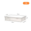Book A4 Document Storage Box Desktop Office Test Paper Storage Certificate Storage Box Transparent Data Sorting File Box.