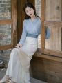 Hanfu Super Fairy Horse-Face Skirt Suit Women's Retro Style Daily Han Elements Improved Dress. 