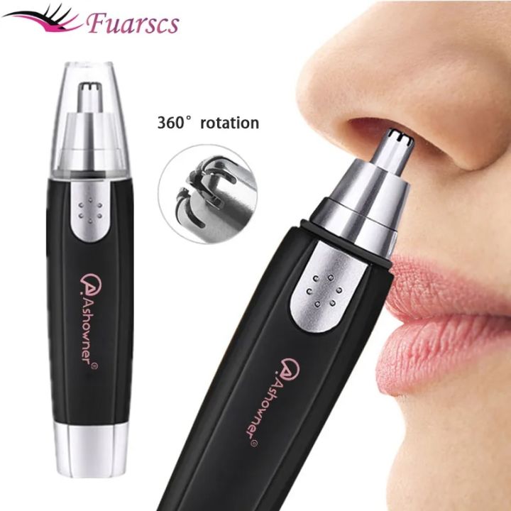 【NEW】 Electric Nose Hair Trimmer Implement Shaver Clipper Men Women Ear Neck Eyebrow Trimmer Shaver Man Clean Trimer Razor Remover Kit