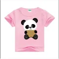 Kids Cartoon Funny Panda T-shirts Summer Costume Baby Boys Girls Clothing Children T Shirts Children's Wear. 