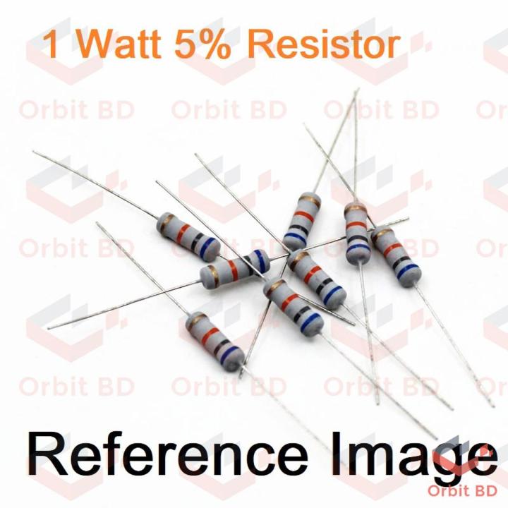 1W Carbon Film Resistor 150 Ohm 5%-50Pcs