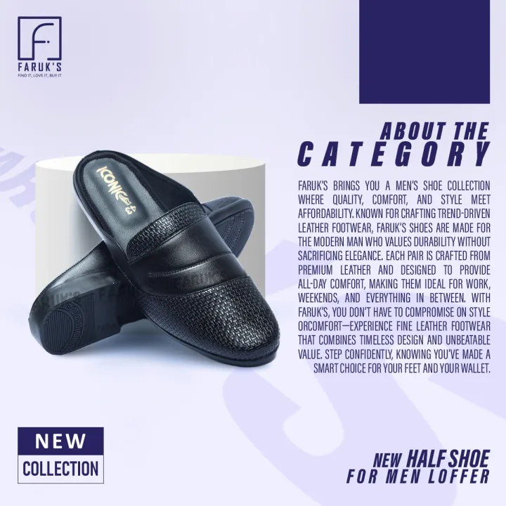Luxury%20Stylish%20Half%20Shoe%20For%20Men%20Fashionable%20Premium%20Sandal%20For%20Men%20FARUK'S%20Flats%20Formal%20Half%20Shoe%20-%20Image%205