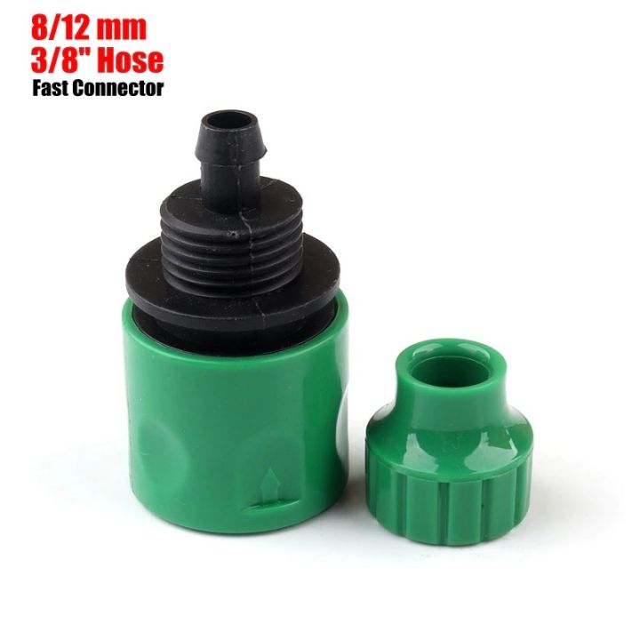 1-Piece 8/11 mm Hose Quick connector Garden Watering Irrigation Pipe Fittings.
