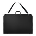 Black Art Portfolio Case Artist Carrying Case Artist Portfolios Case with Shoulder Strap (19X14.7X1.5 Inches). 