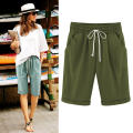 recreational Bermuda shorts Versatile Polyester fiber Casual Summer women's shorts loose Knee length shorts for Summer Beach Travel Outdoor Active lifestyle.