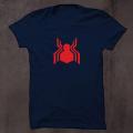 Spider-Man Symbol Printed Summer Wearable Mens Round Neck Cotton T-Shirt. 