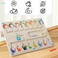 Color Matching Game Puzzle Boards Christmas Gift Parent Child Interaction for 3 4 5 6 7.