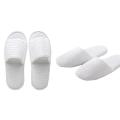 10 Pairs Closed Toe White Slippers-Suitable for Most Men and Women, Suitable for Spas, Party Guests.