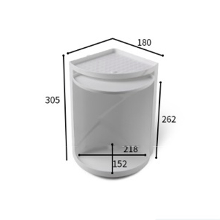FORIDE%203X%20Bathroom%20360%20Degree%20Rotating%20Shelf%20Kitchen%20Toilet%20Shelf%20Corner%20Shelf%20Bathroom%20Storage%20Rack%20Cabinet%20Multi%20Layer%20-%20Image%202