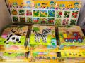 Children's Early Education Intelligence Toys Wooden Six-sided Painting Puzzle Baby Puzzle Building Blocks Baby Wooden.
