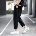 Men's Summer Spring Casual Fashion Quick Dry Breathable Solid color Pants Male Lightweight Street Fitness Joggers Trousers. 