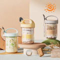 430ML New Breakfast Cups Oatmeal Cereal Nut Yogurt Salad Cup Leakproof Glass Oats Container With Lid Spoon Food Storage Box Gonghpng. 