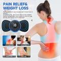 Mini Electric Neck Massager Back Body Portable With USB Charging Cable,EMS Electric Pulse Neck Massager Cervical Massage Patch Back Sticker Muscle Stimulator Portable Relief Pain Relax Massageador Galaxy Paradise.