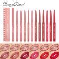 BataBata Dragon Ranee 6 Color Velvet Matte Lip Liner Crochet Lip Pencil Matte Soybean Pink Swirl Lipstick Pencil. 