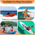 6PCS D-Ring Patch for Inflatable Boat Kayak Dinghy SUP, D-Ring PVC Patch Stand-Up Paddleboard Canoe Rafting Yellow.