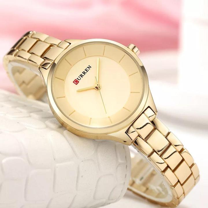 CURREN 9015 WATCH WOMEN WATCHES STAINLESS STEEL LADIES WOMEN'S