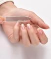 Nano Crystal Glass Nail File – Transparent Buffer & Polisher Block | Durable Pedicure & Manicure Tool.