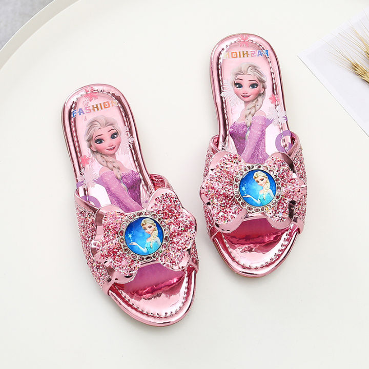 Disney Frozen Anna Elsa Shoes For Girls Children Lovely Cartoon