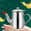500ml Sell Well 24oz kitcher Oil Dispenser Bottle Stainless Olive Oil Dispenser Stainless Steel Cooking oil Filter Pot.