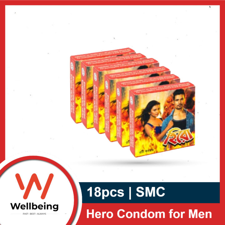 Hero Condom for Men | Combo 6 Packs - 3x6=18pcs