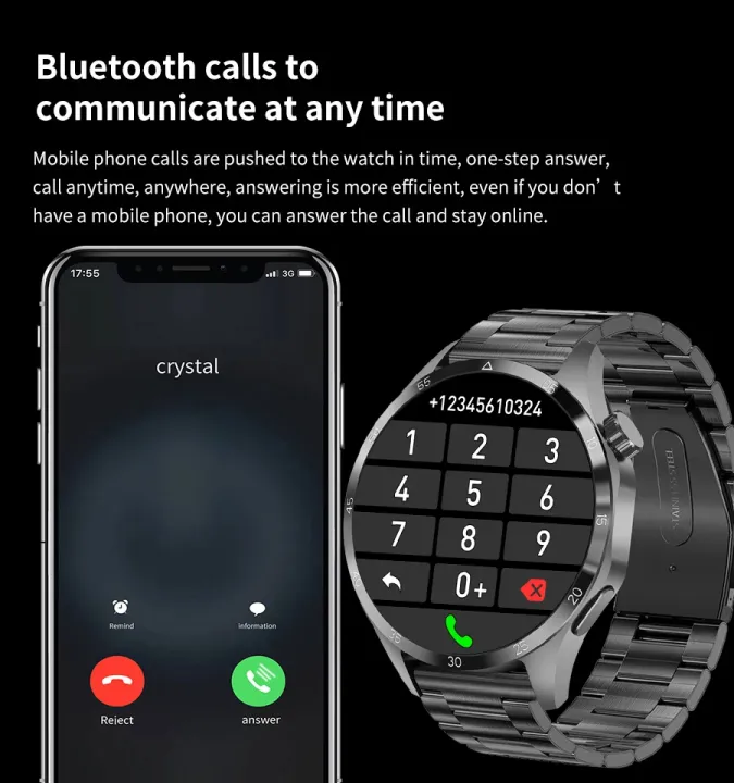 GT4%20PRO%20MAX%20Smart%20Men%20Watch%204%20Pro%201.6%20HD%20Color%20Screen%20Bluetooth%20Call%20Heart%20rate%20Blood%20Pressure%20Smartwatch%202024%20New%20For%20Huawei%20-%20Image%204