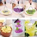 Potato Masher Garlic Press Apparatus Pressed  Ricer Puree Juice Maker Potato Pusher Smooth Mashed Crusher Fruit Tools Kitchen. 