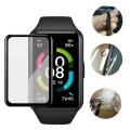 Soft Fiber Glass Protective Film Cover For Honor Band 6 / Huawei Band 6 Smart Watch For Xiaomi Full Screen Protector Case Accessories. 