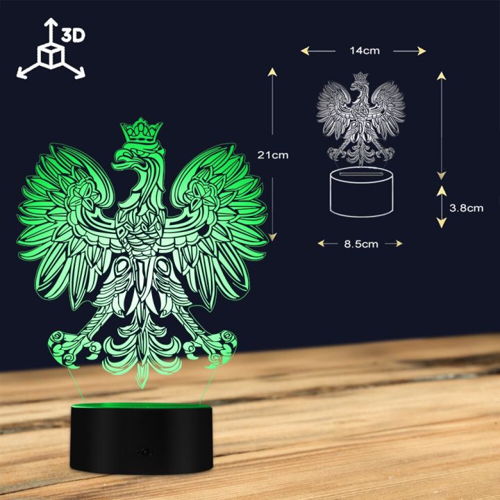 Polish%20Coat%20of%20Arms%20Polska%203D%20Optical%20illusion%20USB%20Light%20Home%20Decor%20Patriotic%20Polish%20Eagle%20Falcon%20LED%20Novelty%20Desk%20Night%20Lamp%20-%20Image%206
