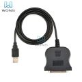 USB to 25 Pinhole Parallel Port Cable Converter DB25 Interface Style Parallel Port Printer Data Cable Connection Cable Adapter. 