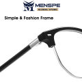 MENSPE Men Glasses Computer Glasses Photochromic Eyeglasses Fashion Semi Frame Clear Lens Glasses Blue Light Blocking Glasses Anti-blue Lens Eyes Protection Eyewear. 