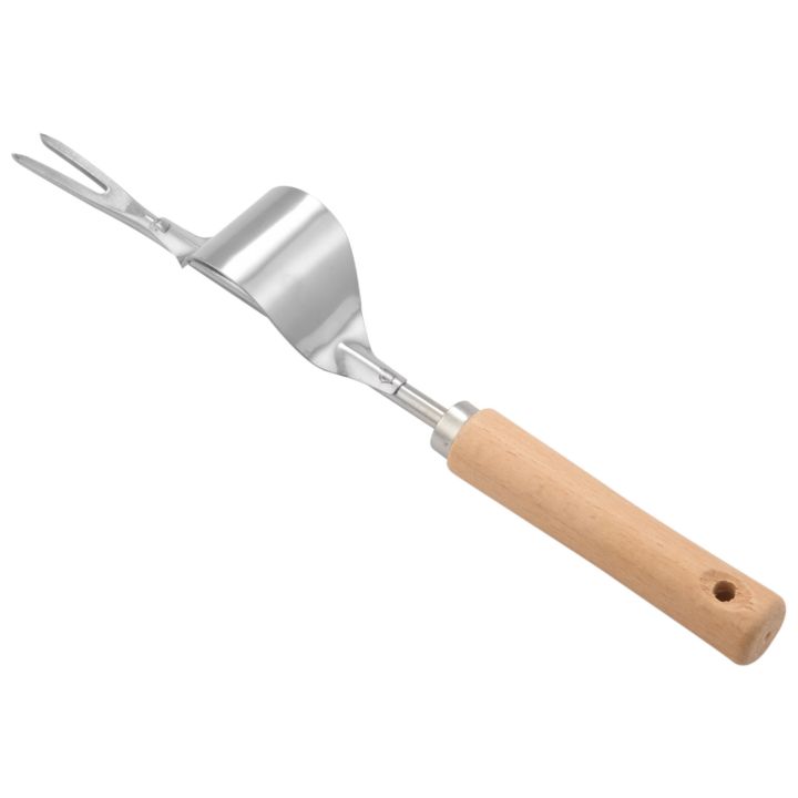 Wood%20Handle%20Stainless%20Steel%20Garden%20Weeder%20Removal%20Cutter%20Tools%20-%20Image%203