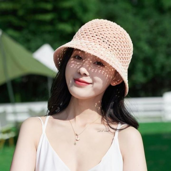 Ladies%20Bucket%20Hat%20Stylish%20Patchwork%20Stripes%20Papyrus%20Summer%20Hat%20Anti-sun%20Cool%20Fashion%20Bucket%20Hat%20Lady%20Sun%20Hat%20Outdoor%20Supply%20-%20Image%208