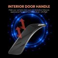 Carbon Fiber Car Inner Door Handle Trim Pull Grab Panel Handle Cover. 