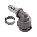 1Pc for 5 Series X3 X4 B48 Engine Return Pipe, Coolant Hose, Cylinder Body Return Pipe, Right Angle Aluminum Head. 
