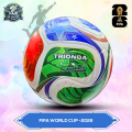 FOOTBALL FIFA World cup - 2026 Sports Match Quality Football is white in color with an Excellent graphics Ball Size 5 Trionda. 