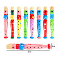 1 Pc Small Wooden Colorful Piccolo Flute for Kids Learning Rhythm Musical Instrument Early Education Music Sound Toys for Kids.