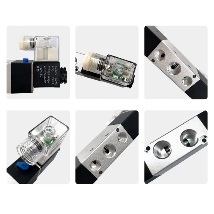 Pneumatic%20Air%20Control%20Solenoid%20Valve%20DC%2024V%20PT1/4''%205%20Way%202%20Position%20Internally%20Piloted%20Acting%20Type%20Single%20Electrical%20Control%20-%20Image%203