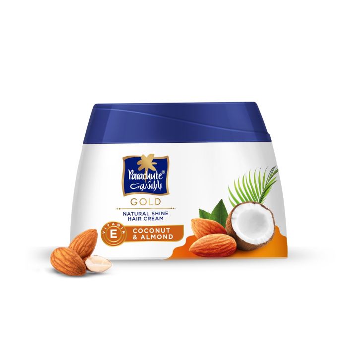 Parachute Gold Hair Cream Natural Shine (Coconut & Almond) - 140ml