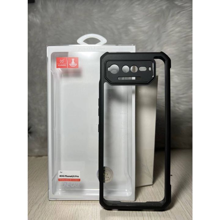 For%20Asus%20ROG%20Phone%206%20ROG%206%20ROG%206%20Pro%20Xundd%20Shockproof%20Transparent%20PC%20and%20TPU%20Bumper%20Back%20Cover%20-%20Image%202