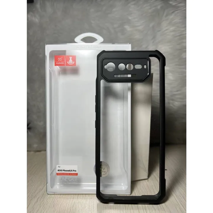 For%20Asus%20ROG%20Phone%206%20ROG%206%20ROG%206%20Pro%20Xundd%20Shockproof%20Transparent%20PC%20and%20TPU%20Bumper%20Back%20Cover%20-%20Image%202