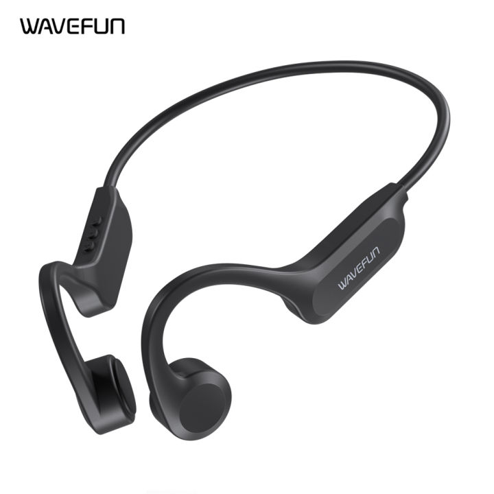 Wavefun Move Wireless Bone Conduction Earphones Wireless Headphones BT5.3 IP66 Wireless Earbuds for Sports Workout Riding Driving