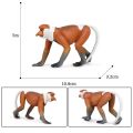 2021 Simulation Children Cognitive Educational Toys Wild Animals Orangutan Monkeys Apes Moveable Dolls Kids Collection Toy Gifts. 