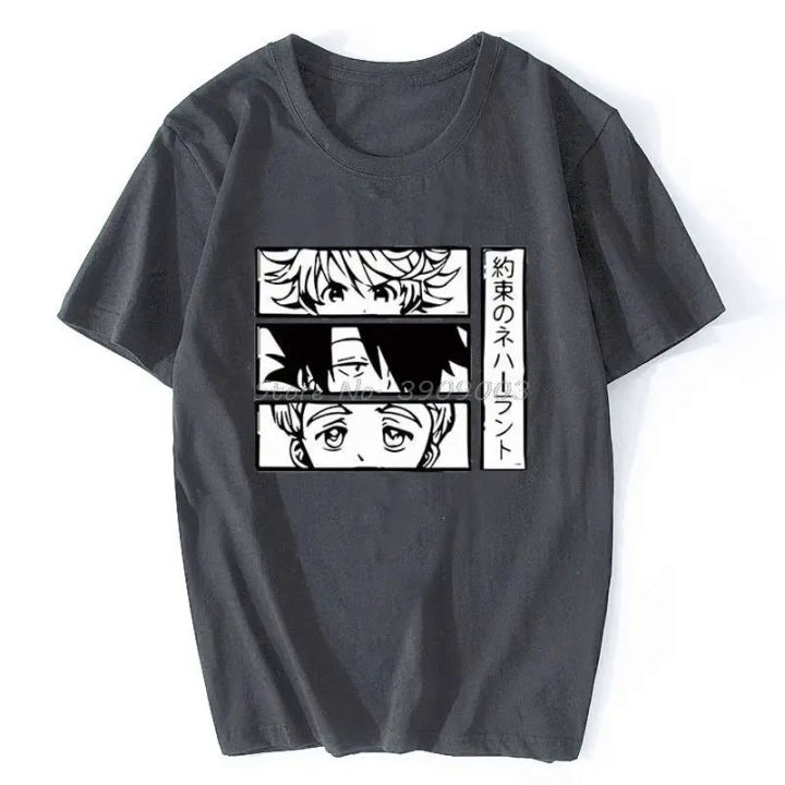 Anime%20The%20Promised%20Neverland%20Men's%20T%20Shirt%20Japan%20Manga%20Norman%20Ray%20Anime%20T-Shirt%20Unisex%20Funny%20Tshirt%20Streetwear%20Harajuku%20-%20Image%202